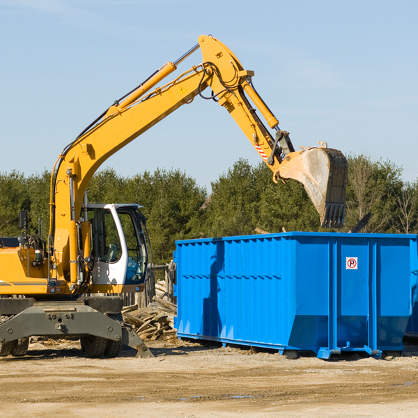 what size residential dumpster rentals are available in Butler Pennsylvania